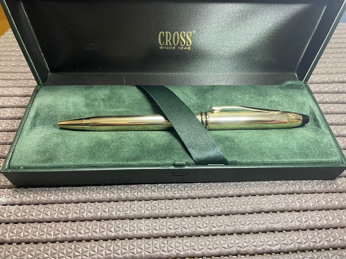 CROSSボールペン タウンゼント (ゴールド) 10K張 希少 CROSSボールペン タウンゼント (ゴールド) 10K張 希少
