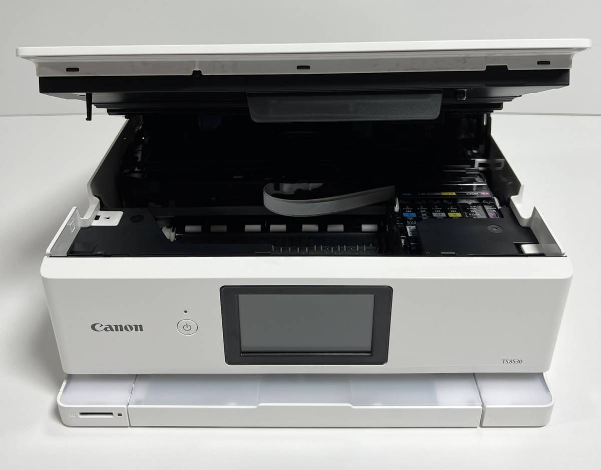 ☆送料無料 極美品 Canon キャノン プリンター PIXUS TS8530 ホワイト A4インクジェット複合機_画像4