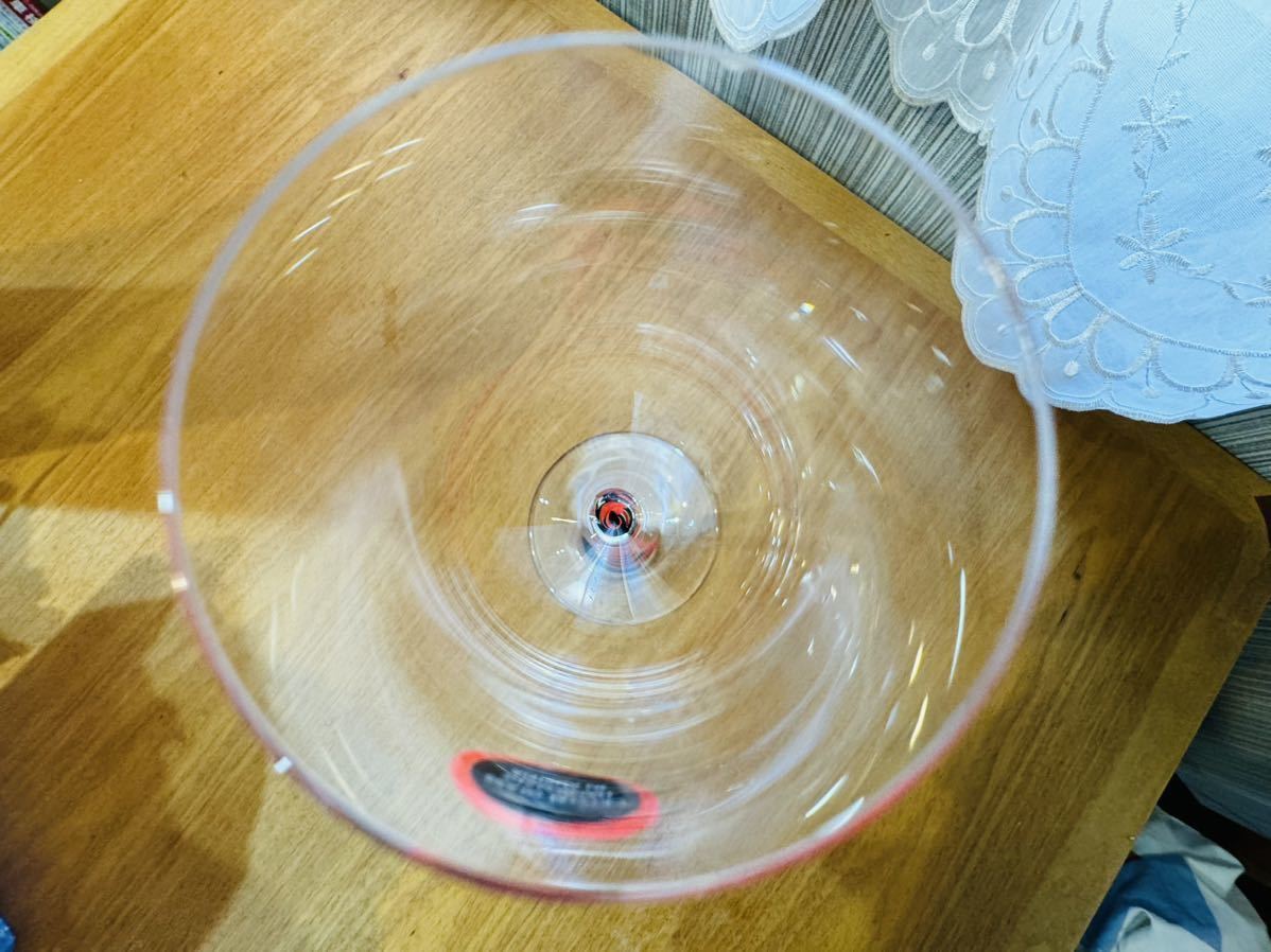 【未使用】RIEDEL リーデル ソムリエ ワイングラス GRAPE VARIETAL SPECIFIC ツイストステム ブラック レッド リースリング _画像8