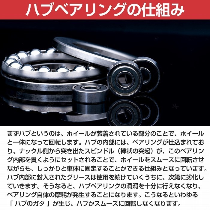 【2個セット】 リア ハブベアリング トヨタ SCP90 ヴィッツ vitz 前期 リヤ 左右セット 4245052060_画像3