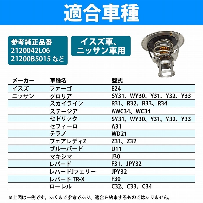  термостат Ниссан Leopard J Ferrie JPY32 Thermos Tad 21200-42L06 2120042L06 21200-B5015 21200-B5015