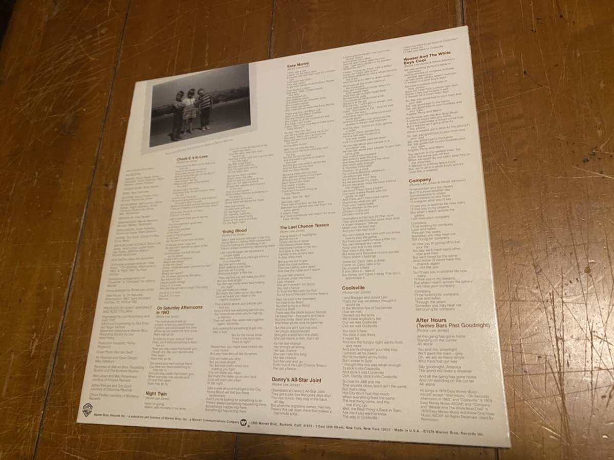Rickie Lee Jones オリジナル盤　USA_画像2