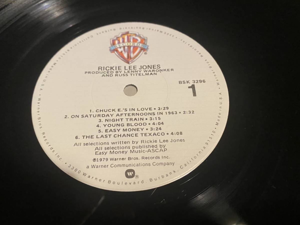 Rickie Lee Jones オリジナル盤　USA_画像4