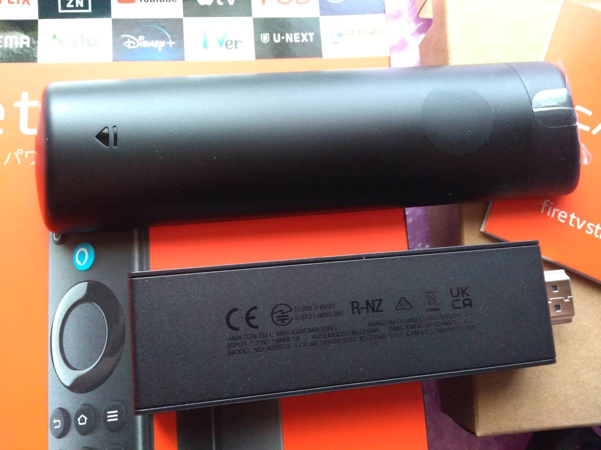 AMAZON fire TV stick 4K MAX、箱つぶれ有り_画像5