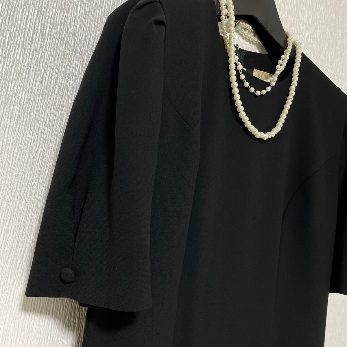 東京ソワール　ブラックフォーマル　ツーピース　セットアップ　礼服　喪服　スーツ ワンピーススーツ