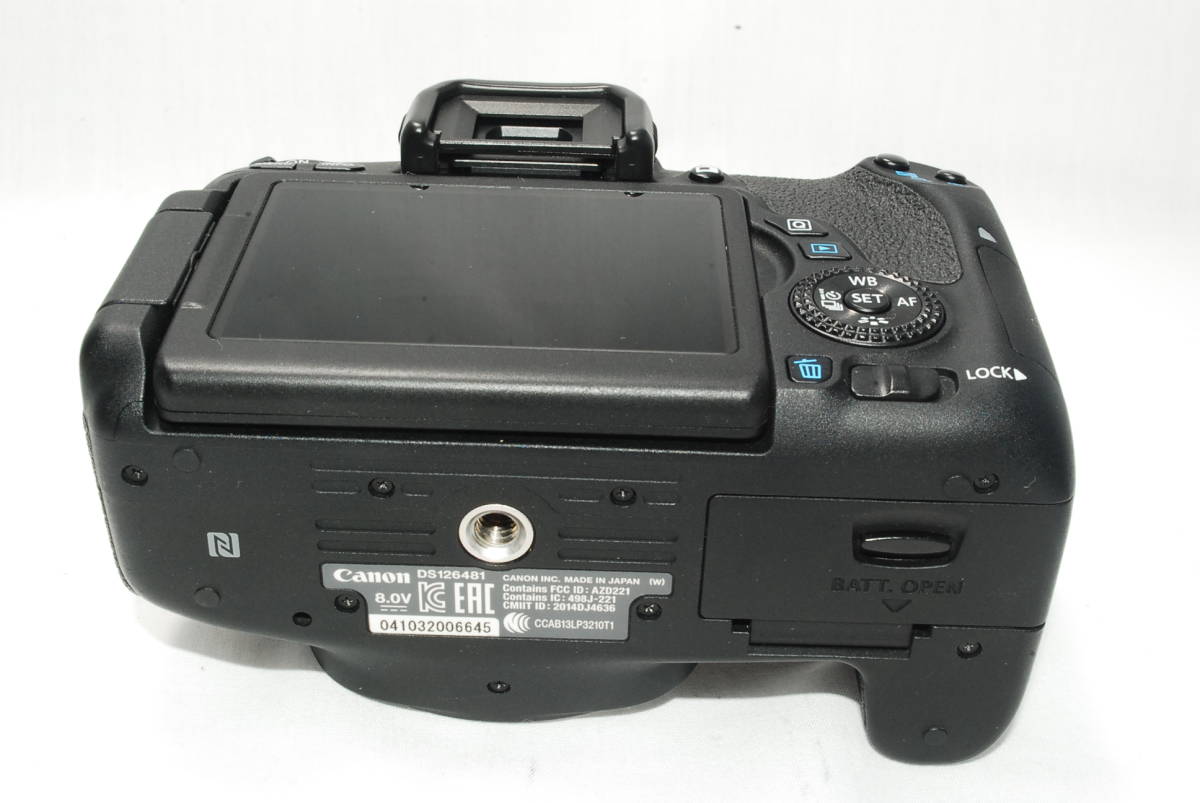 【Kenko MC レンズフィルター付き】Canon キヤノン EOS 8000D レンズキット デジタル一眼レフカメラ y1070の画像4