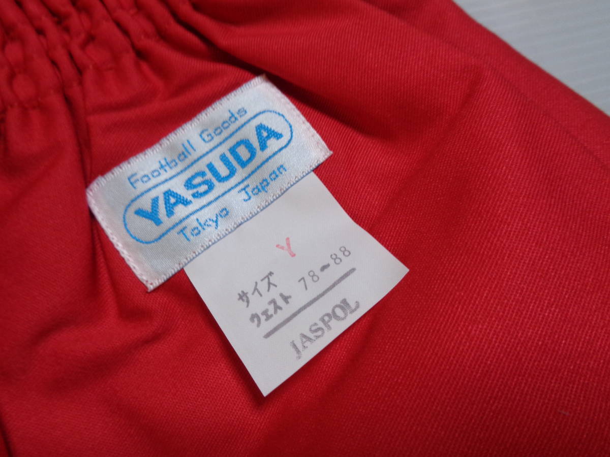 L 　赤　　ヤスダ　YASUDA　　　短パン　ショートパンツ　体操着　体操服　昭和レトロ　未使用_画像2