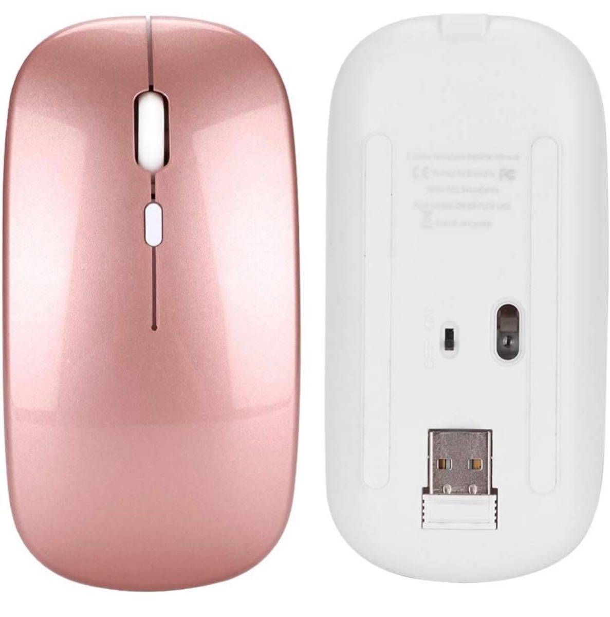 充電式無線マウス1200dpi高精度2.4Gワイヤレスマウス 超軽量 携帯便利 静音タイプ（カチカチ音がしない）_画像7