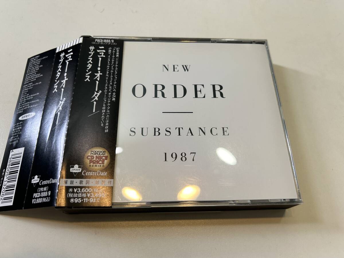 New Order/SUBSTANCE 1987 国内盤 ニュー・オーダー_画像1