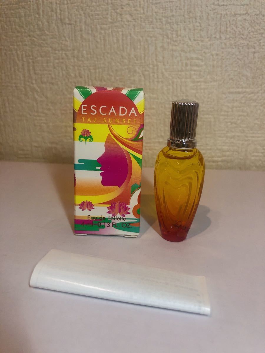 ESCADA エスカーダ TAJ SUNSET タージ サンセット EDT 激レア香水 4ml_画像1