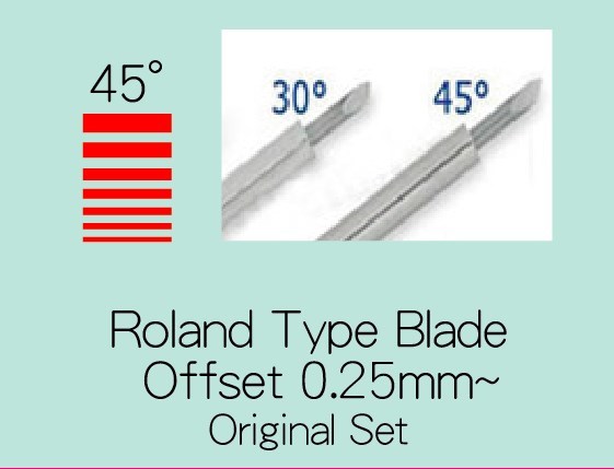 * new goods Roland * plotter for razor (45°)5 pcs insertion the lowest price!