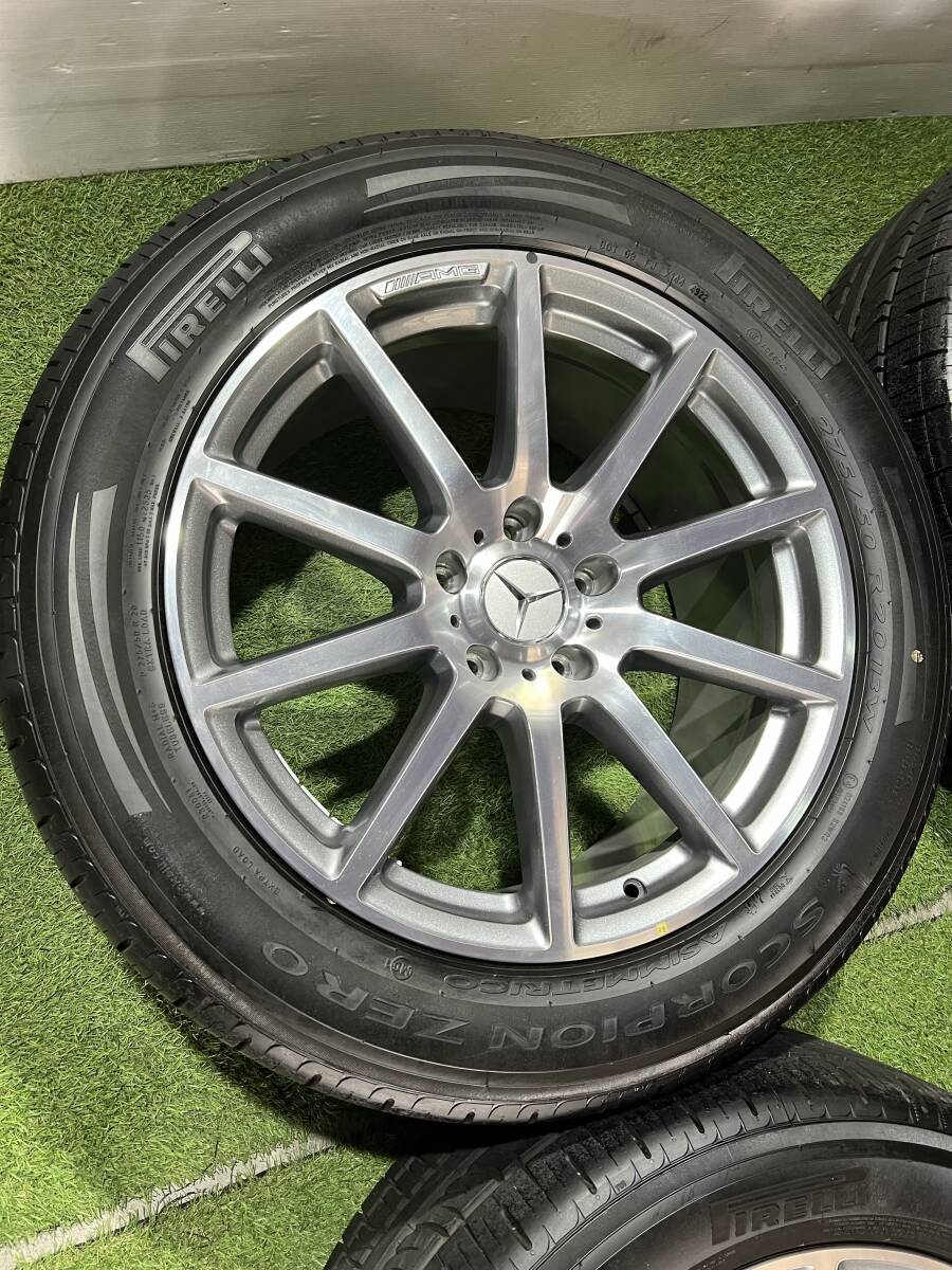 - [ ] 新車外し30キロ走行メルセデス ベンツ AMG G63 純正 Gクラス ゲレンデ4本 純正品 W463A PIRELLI 2022_画像4