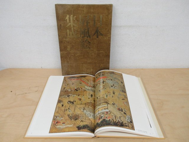 ◇K7665 大型書籍「日本屏風絵集成 第13巻 風俗画-祭礼 歌舞伎」昭和53年 講談社 絵画_画像1