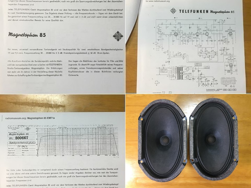 Telefunken ビンテージ録音モニターペア 高能率・高音質!_画像9