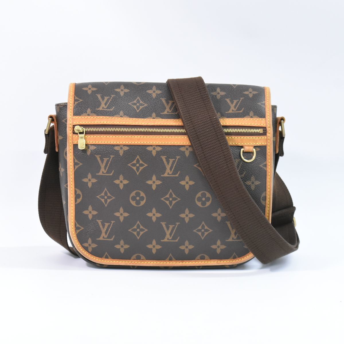 本物 ルイヴィトン LOUIS VUITTON LV メッセンジャー ボスフォール PM モノグラム ショルダーバッグ ポシェット ブラウン M40106