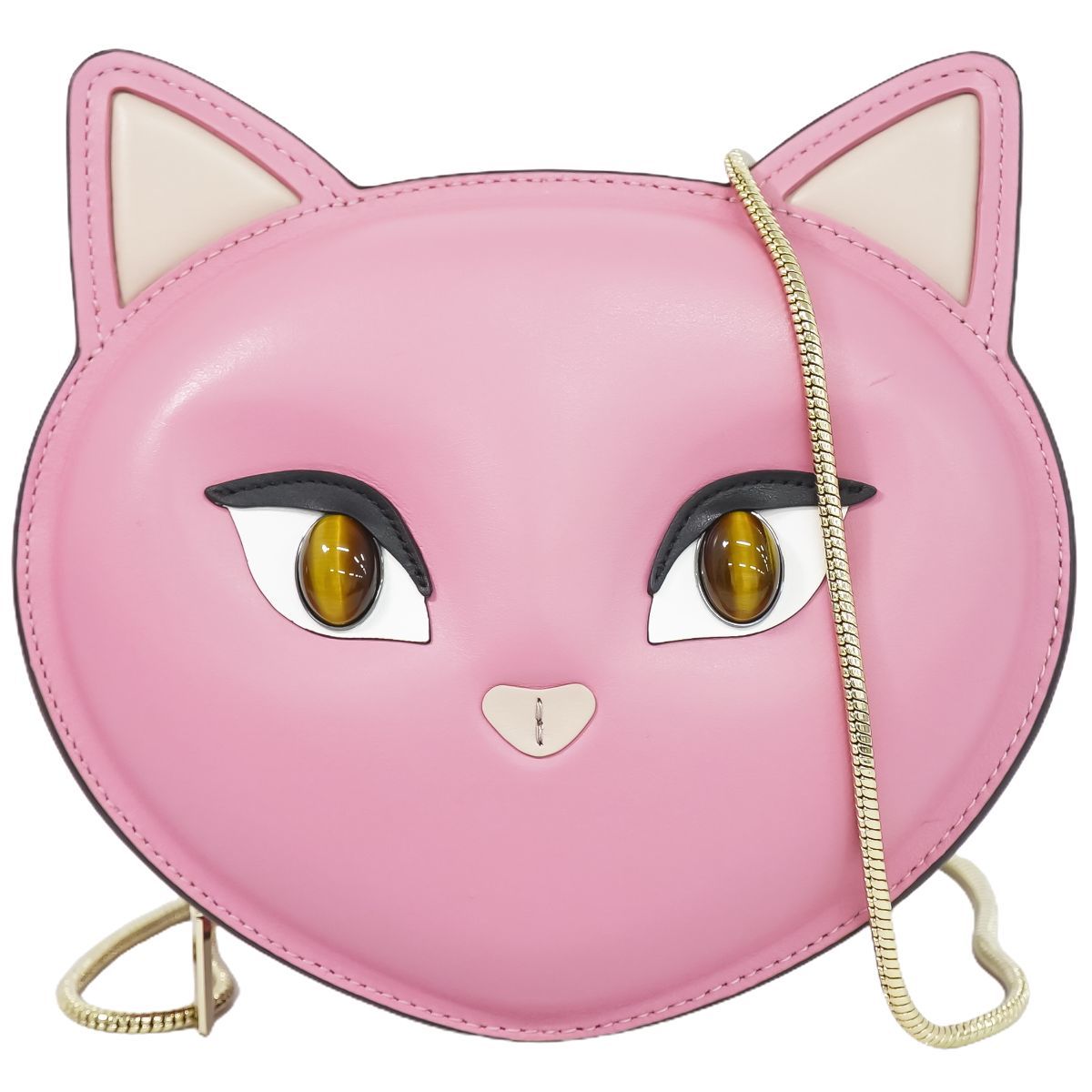 本物 ケイトスペード Kate Spade 映画 キャッツ コラボ チェーン ショルダーバッグ ポシェット レザー ピンク