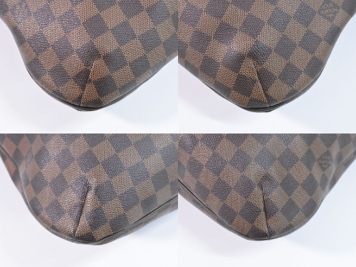 本物 ルイヴィトン LOUIS VUITTON LV ブルームズベリ GM ダミエ エベヌ ショルダーバッグ ポシェット ブラウン N42250_画像7