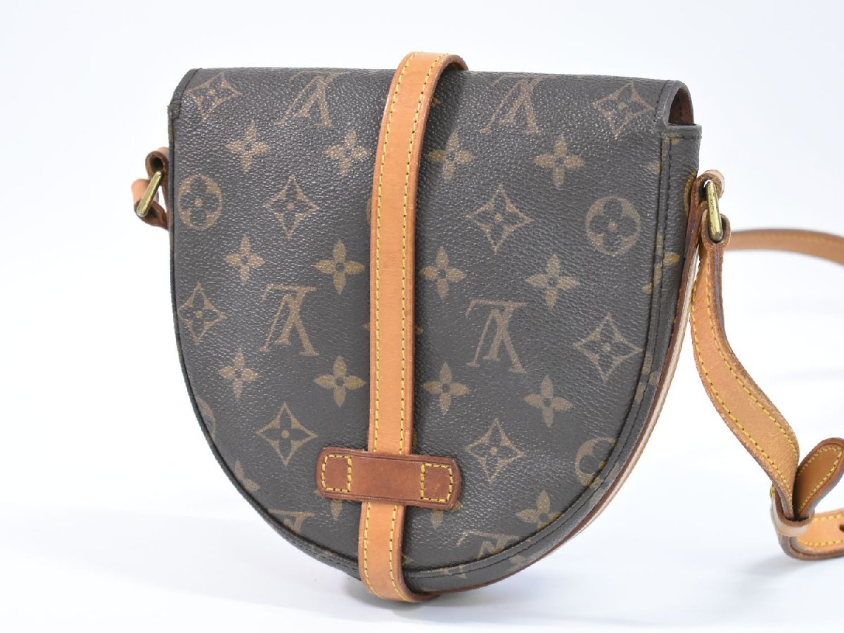 本物 ルイヴィトン LOUIS VUITTON LV シャンティ PM モノグラム ショルダーバッグ ポシェット ブラウン M51234_画像2