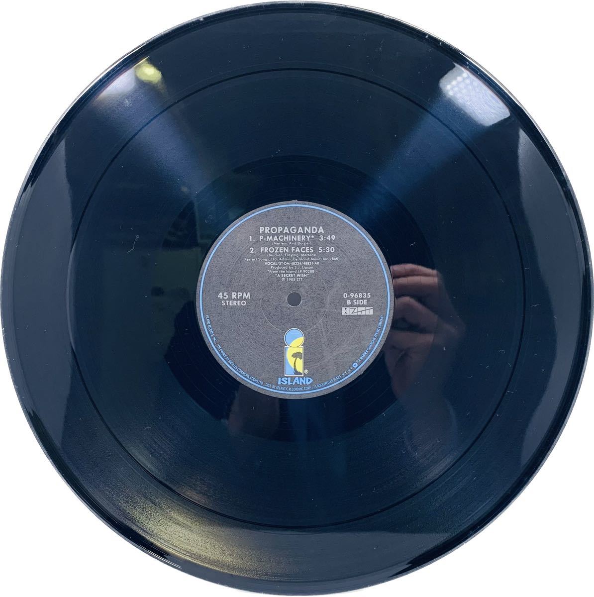 【まとめ発送可!!】PROPAGANDA MACHINERY プロパガンダ マシナリー 0-96835 ISLAND RECORDS INC レコード盤 レコード 盤の画像2