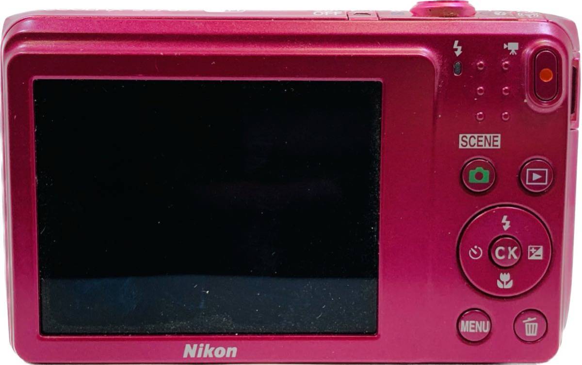 Nikon ニコン COOLPIX S3700 コンパクトデジタルカメラ 8x WID 4.5-36.0mm 1:3.7-6.6 ピンク 光学8倍ズーム 22061362_画像4