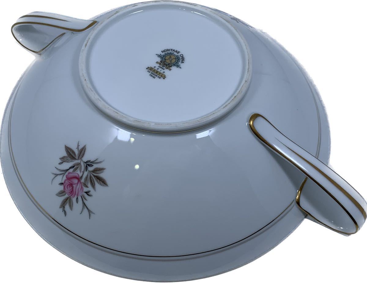 ノリタケ　DARYL ダリル 5510　薔薇 スープ皿 食器 ブランド食器 皿 _画像3