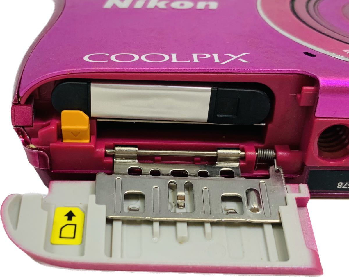 Nikon ニコン COOLPIX S3700 コンパクトデジタルカメラ 8x WID 4.5-36.0mm 1:3.7-6.6 ピンク 光学8倍ズーム 22061362_画像9
