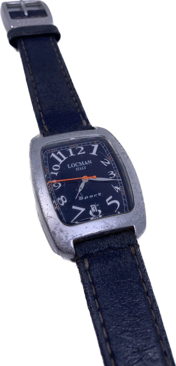 LOCMAN ロックマン ITALY アルミニウム ケース REF.488 クォーツ メンズ腕時計 リューズなし_画像1