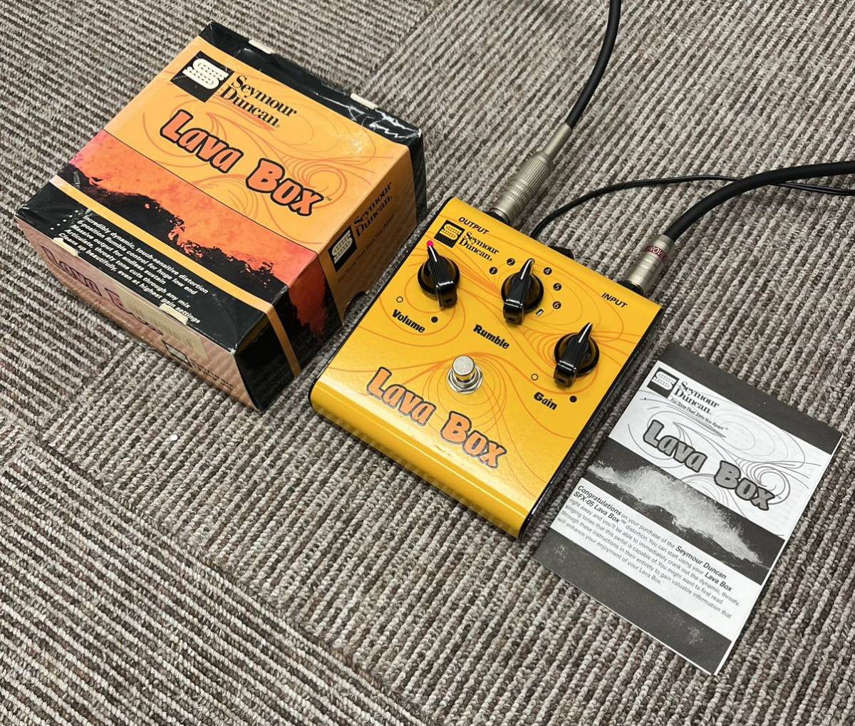 Seymour Duncan Lava Box Lava Box エフェクター・ディストーション・オーバードライブ・ペダル　元箱・日本語マニュアル付属_画像1