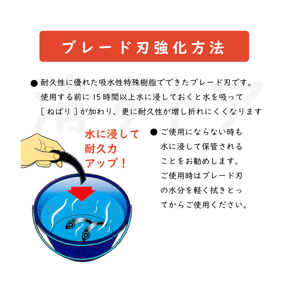 (レターパック便) フジ鋼業 鬼の爪 スーパーブレード用替刃 60枚(1枚あたり58円) FB-007 改良型スーパーブレード スリー専用_画像4