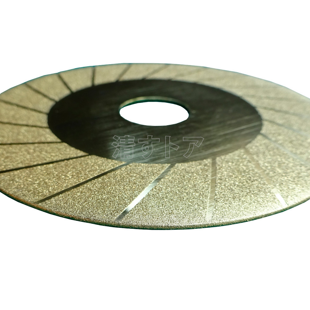 ( mail service ).. nail titanium coating diamond grindstone 100mm 5 sheets (1 sheets per 980 jpy ) FD-001 disk grinder for diamond wheel 