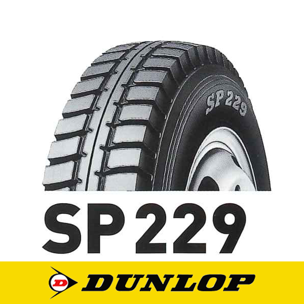●送料安 23～24年製造品●6.50R16 12PR ダンロップ SP229 ゲタ ラジアル 650R16 12PR 6.50-16 12PR 6.50/16 12PR ゲタ ラグ パターン 悪路