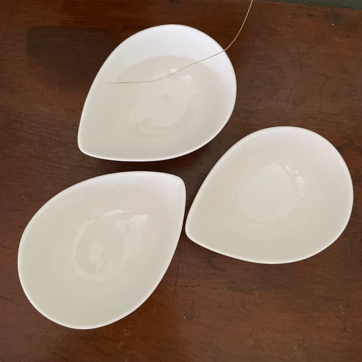 片口　小鉢　中鉢　しずく型　楕円皿　楕円鉢　食器　陶器　まとめ売り　セット売り  6個