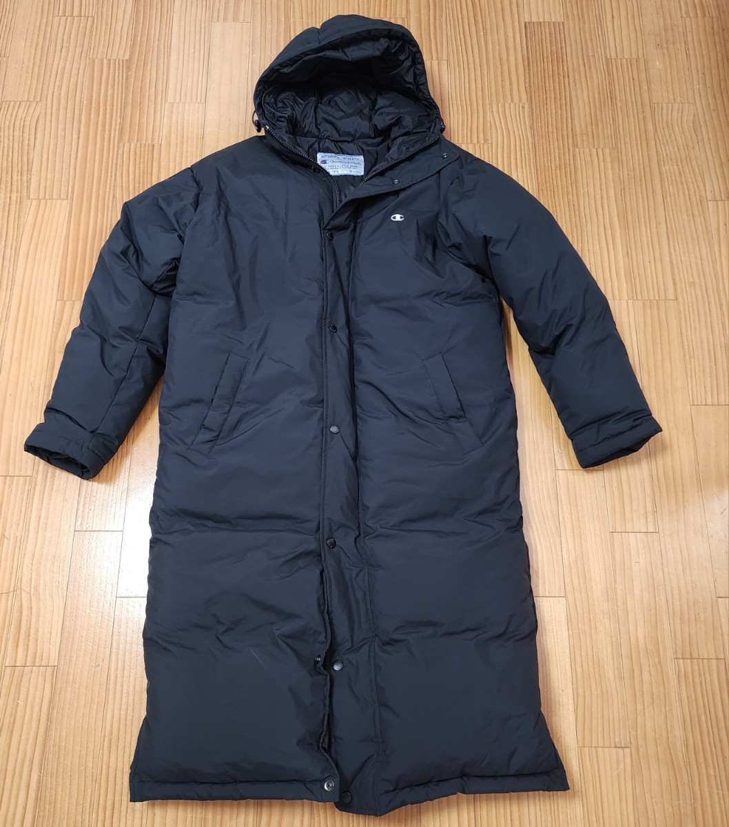  prompt decision first come, first served [Champion/ Champion ] long down jacket thick down bench coat with a hood . protection against cold water-repellent product number : CJ1835