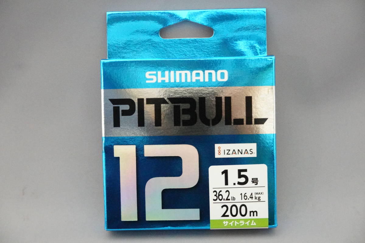 即決!!シマノ★ピットブル12 1.5号 200ｍ★新品 SHIMANO PITBULL_画像1