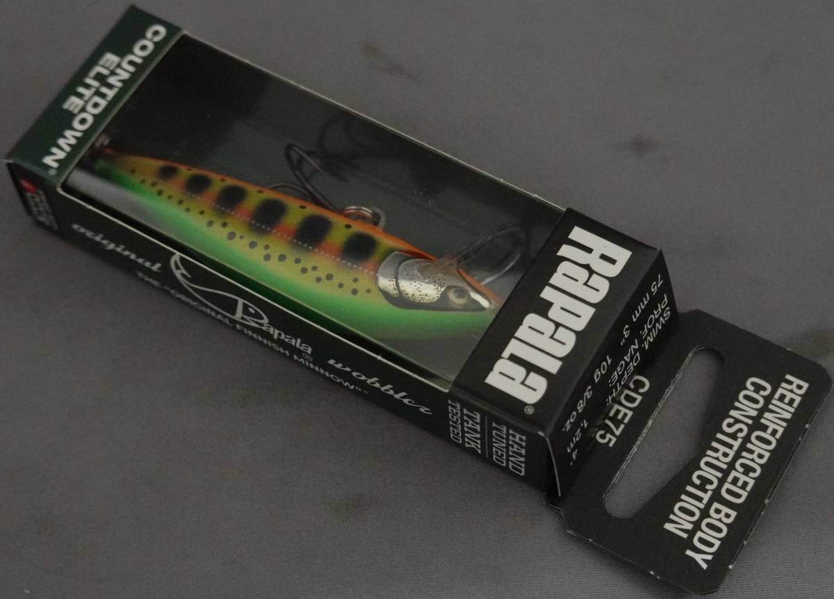 即決!!ラパラ★カウントダウンエリート CDE75 GDCY★新品 Rapala COUNTDOWN ELITEの画像3