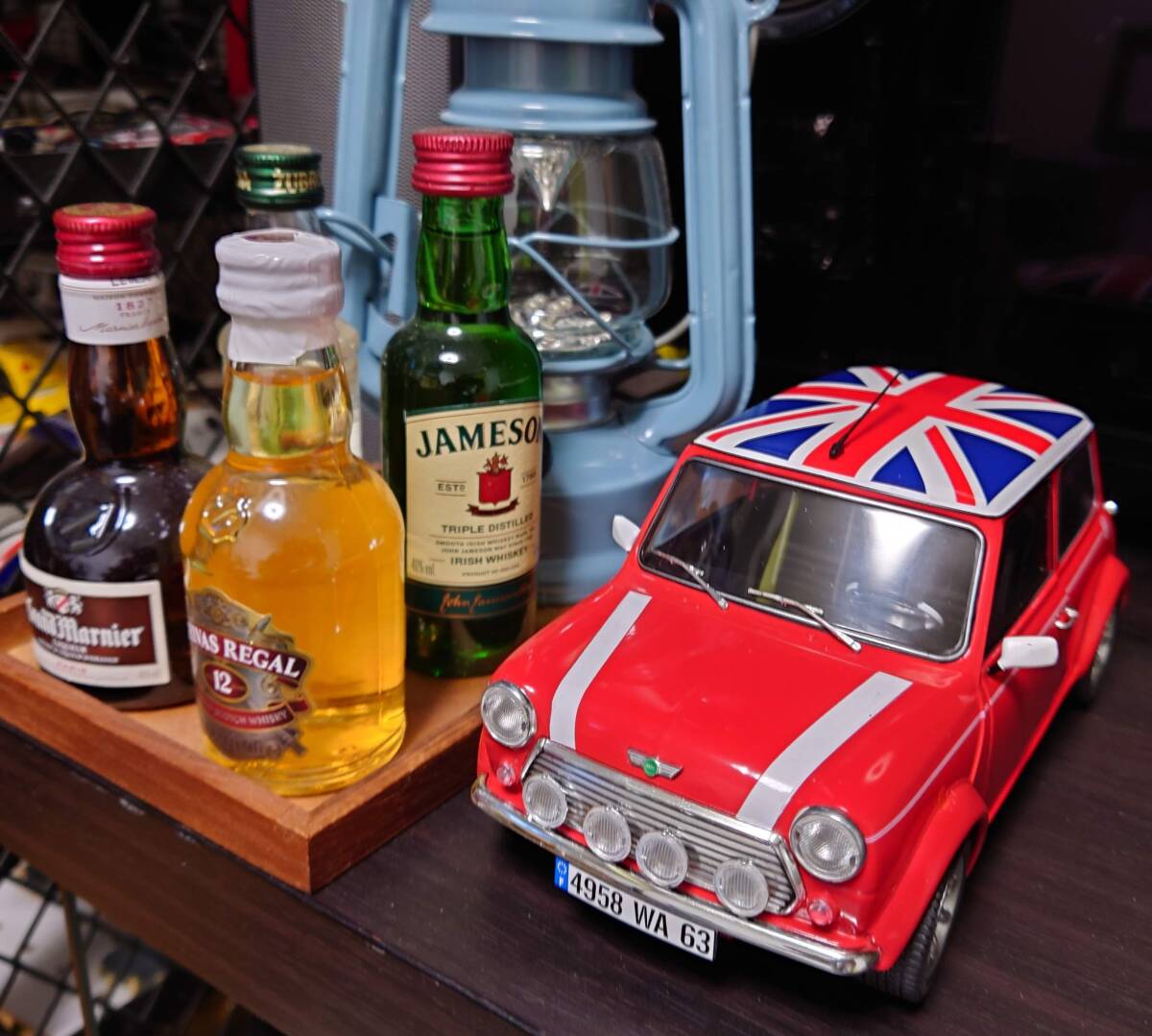 1/18 Mini Cooper sport 1997 red * Union Jack roof MINI Solido made die-cast made minicar 