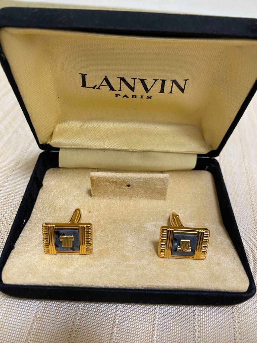 ランバン LANVIN PARIS パリ カフス  カフスボタン 昭和後半から平成初期の希少品　レア