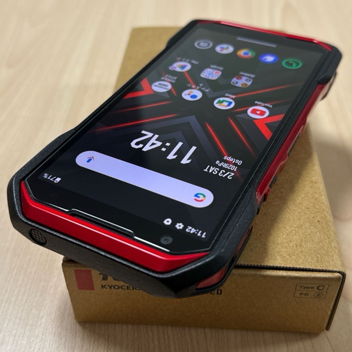KYOCERA au 【SIMフリー】 TORQUE G06 レッド 6GB 128GB KYG03 KYOCERA au 【SIMフリー】 TORQUE G06 レッド 6GB 128GB KYG03