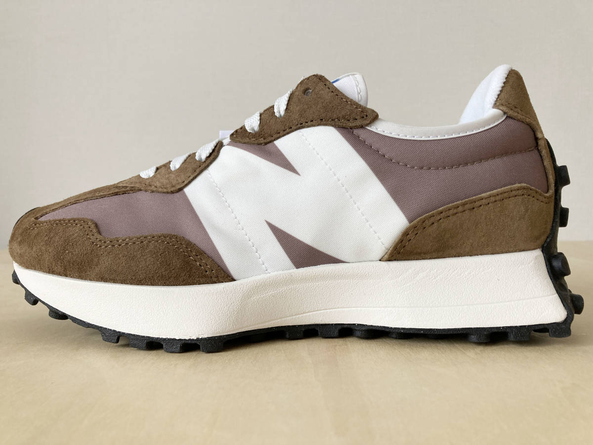 【特価 327】 24.5cm 茶色 ニューバランス NEW BALANCE U327LG BROWN US6.5/24.5cm スニーカー_画像3