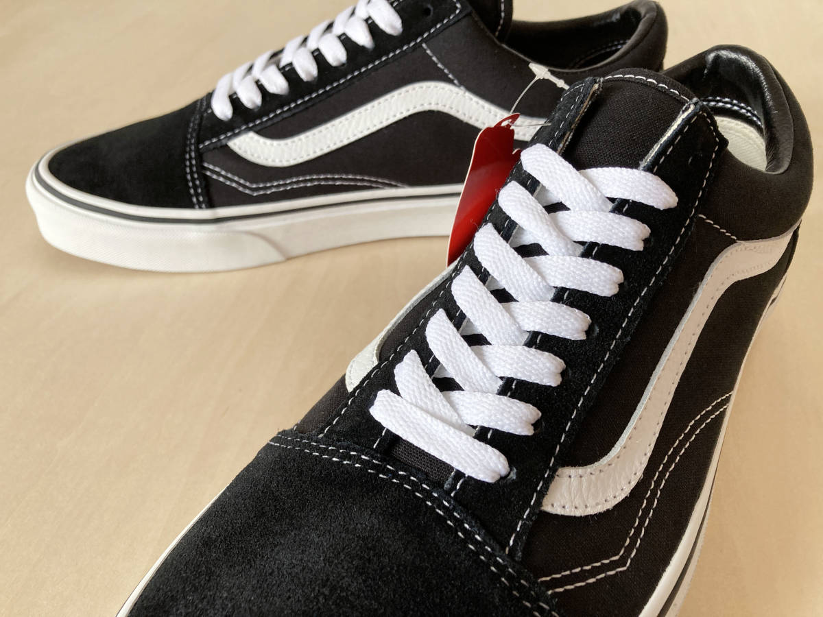 27.5cm バンズ 黒/白 オールドスクール VANS OLD SKOOL BLACK/WHITE US9.5/27.5cm VN000D3HY28_画像2