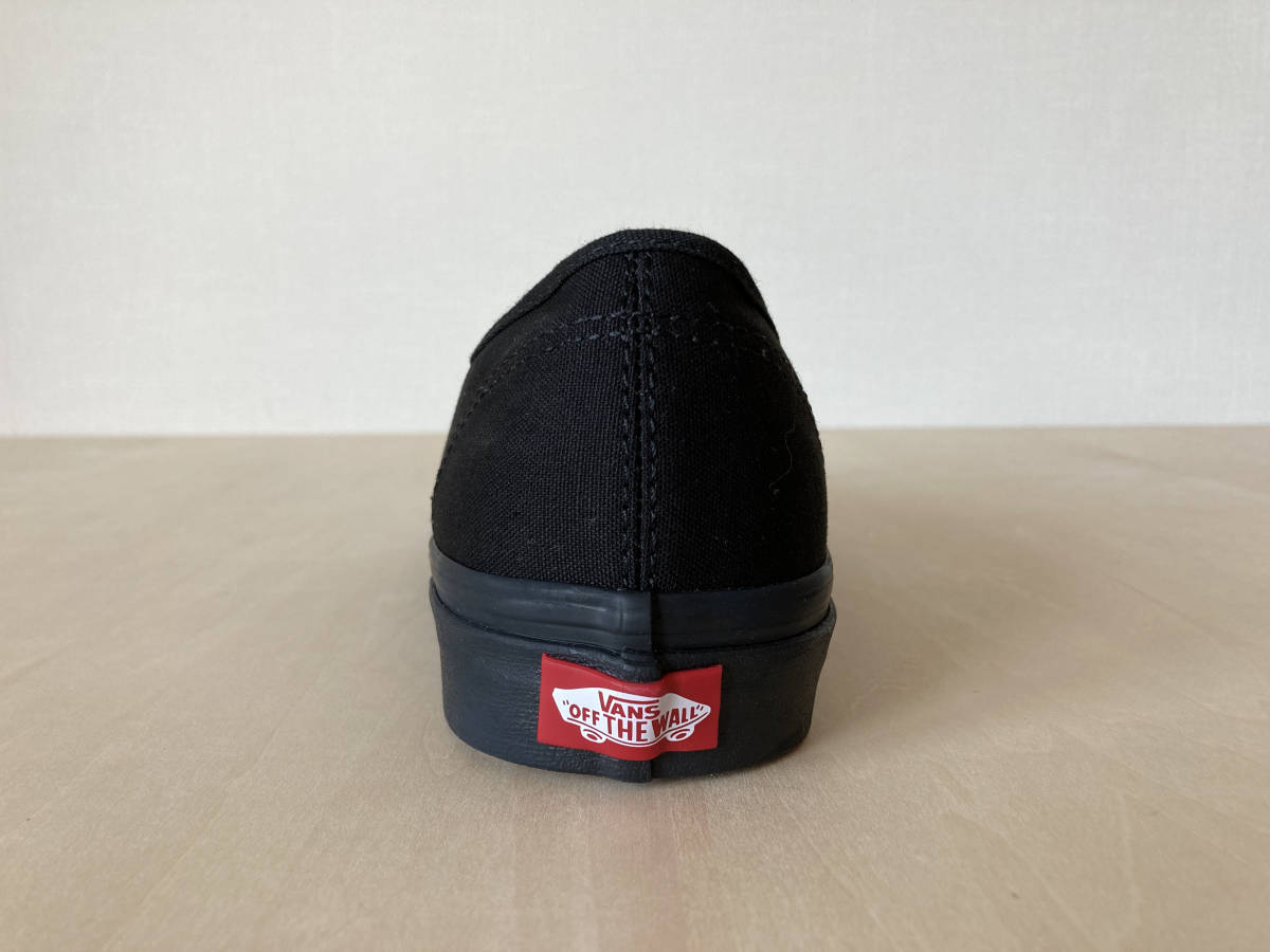 27.5cm バンズ オーセンティック VANS AUTHENTIC BLACK/BLACK US9.5/27.5cm VN000EE3BKAの画像6