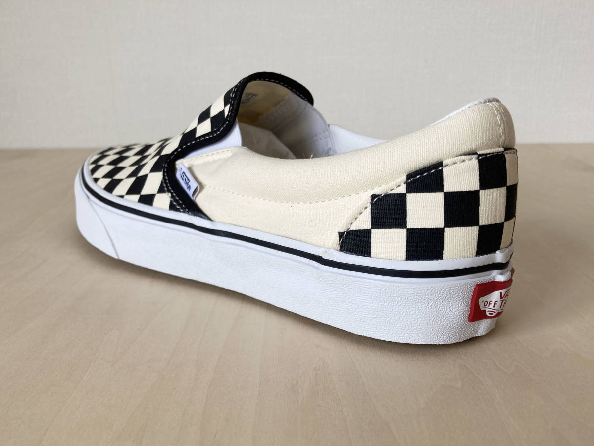 28.5cm バンズ スリッポン チェッカーボード VANS SLIP-ON BLK&WHT CHECKER/WHT US10.5/28.5cm VN000EYEBWWの画像5