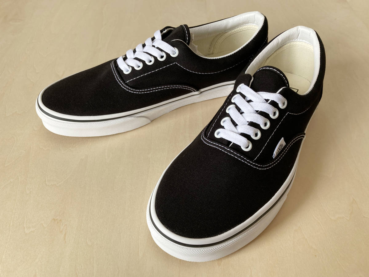 26.5cm バンズ エラ VANS ERA BLACK/WHITE US8.5/26.5cm VN000EWZBLK_画像1