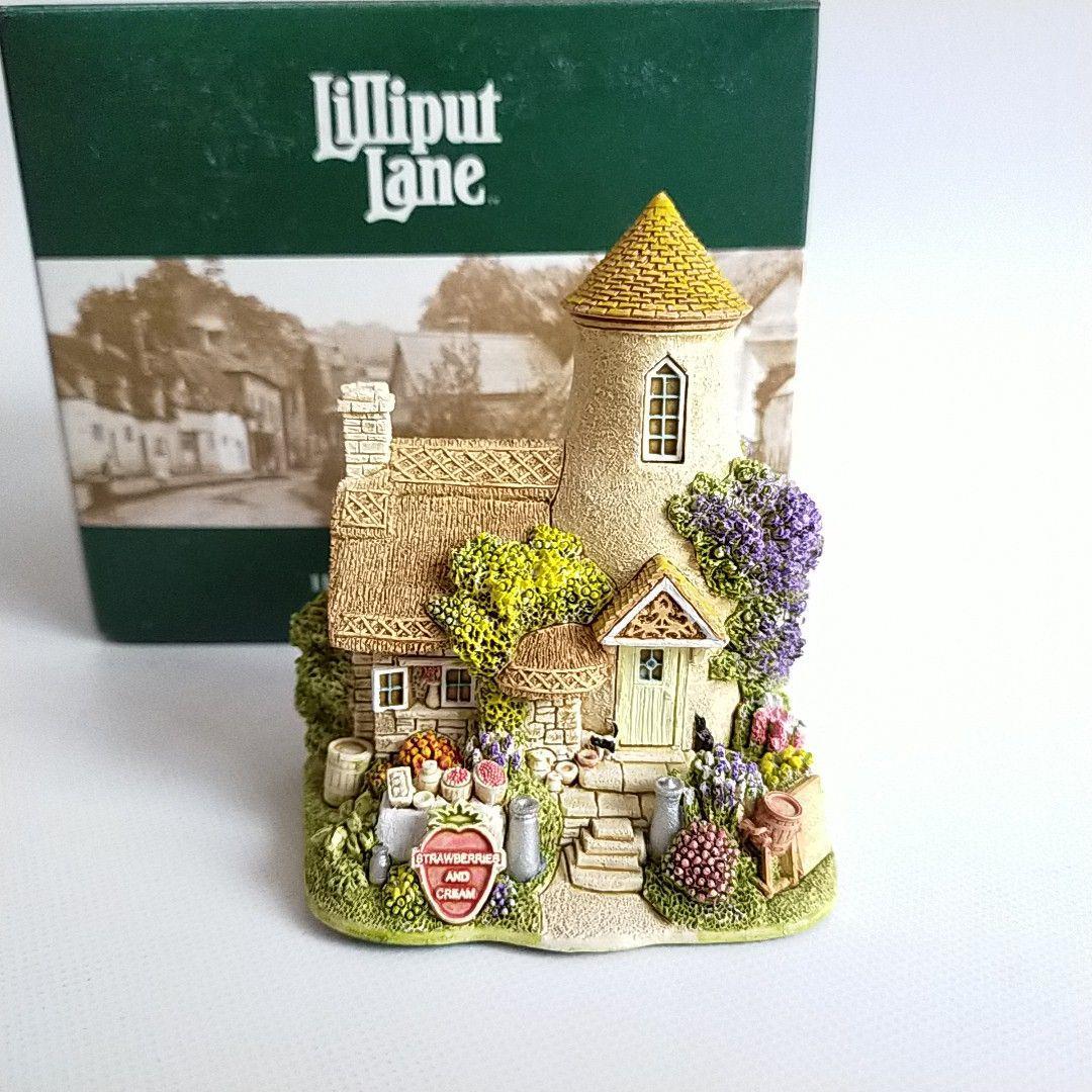 lilipa train LILLIPUT LANE[GOLD TOP]L2495 миниатюра house Англия Британия украшение Vintage античный ручная работа 