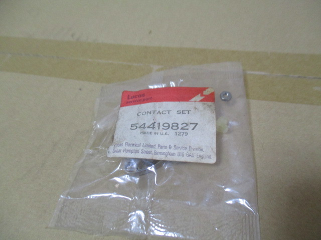  Triumph LUCAS original 6CA Contact Point set 68-72 year Triumh/BSA/Norton twin old vehicle inspection "shaken" (3T,5T,6T,T100,T110,T120,TR5,TR6)