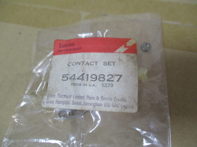  Triumph LUCAS original 6CA Contact Point set 68-72 year Triumh/BSA/Norton twin old vehicle inspection "shaken" (3T,5T,6T,T100,T110,T120,TR5,TR6)