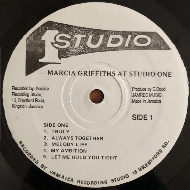 * audition / MARCIA GRIFFITHS / AT STUDIO ONE /Studio One/Reggae/Rocksteady/big hit!!/LP,Album