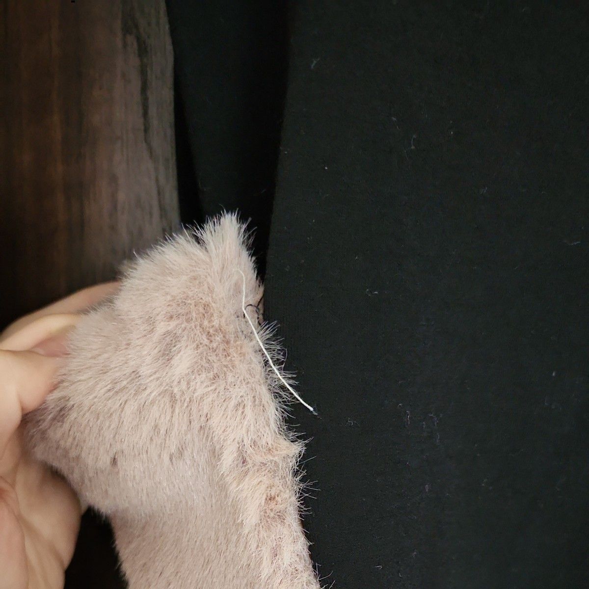 の通販 ANDMARY Fur pocket mini dress - ワンピース
