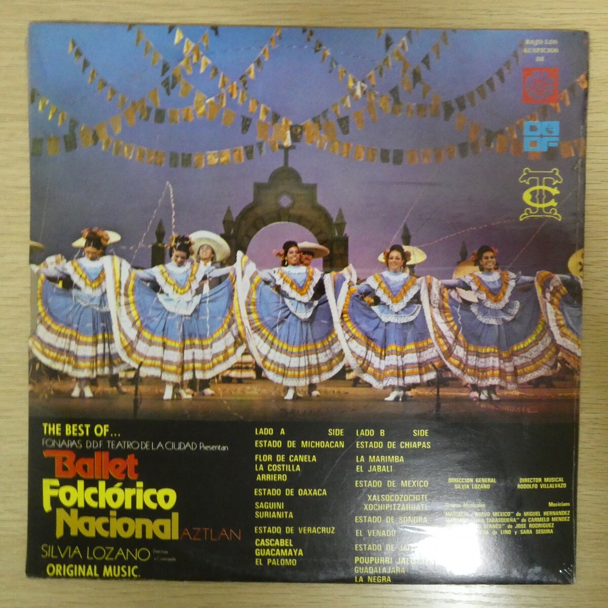 LP4686☆未開封/メキシコ/Teatro De La Ciudad「Silvia Lozano / Ballet Folclrico Nacional De Mexico National Folk Ballet Of Mexico_画像2