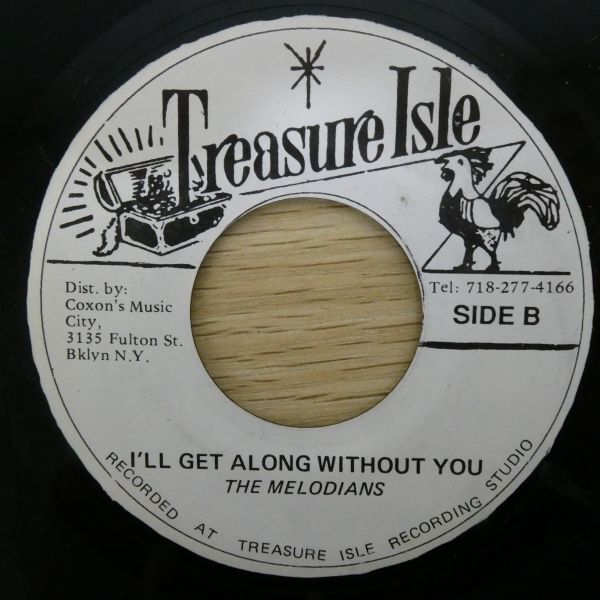 EP4318☆Treasure Isle「The Melodians / You Don't Need Me / I'll Get Along Without You」_画像2